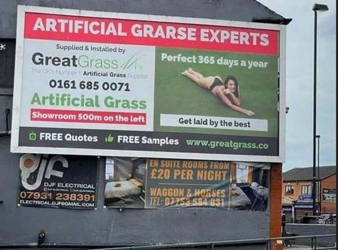 Sapphic billboard campaigns: Lovehoney billboard - Sapphic Pleasure Seen