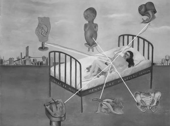 Henry Ford Hospita by Frida Kahlo